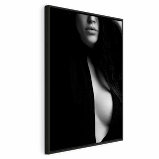 Obraz - Zmysłowa elegancja (1-częściowy) pionowy 80x120 W ramie drewnianej czarnej