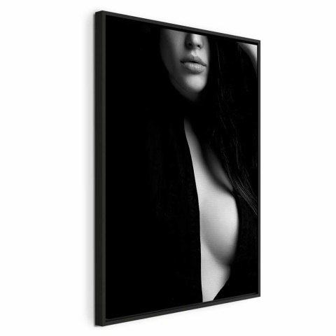 Obraz - Zmysłowa elegancja (1-częściowy) pionowy 80x120 W ramie drewnianej czarnej