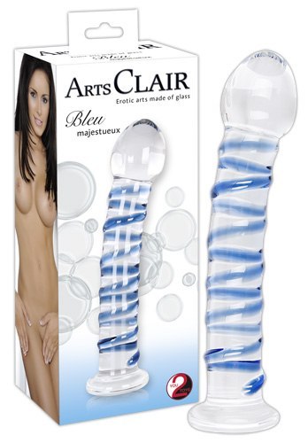 Arts Clair Bleu Dildo szklane