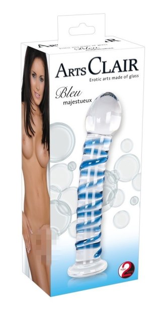 Arts Clair Bleu Dildo szklane