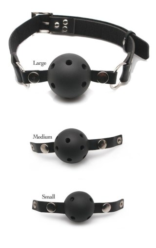 Ball Gag Training System Zestaw 3 knebli