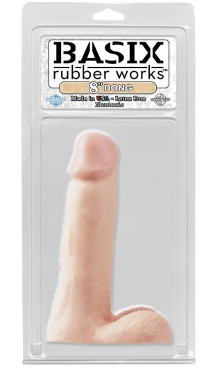 Basix Rubber Works Dildo z jądrami 20,3 cm