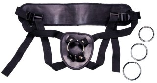Czarna uprząż strap-on