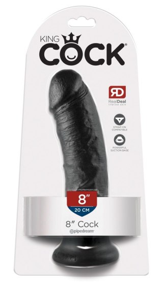 Didlo King Cock czarny dł. 20 cm