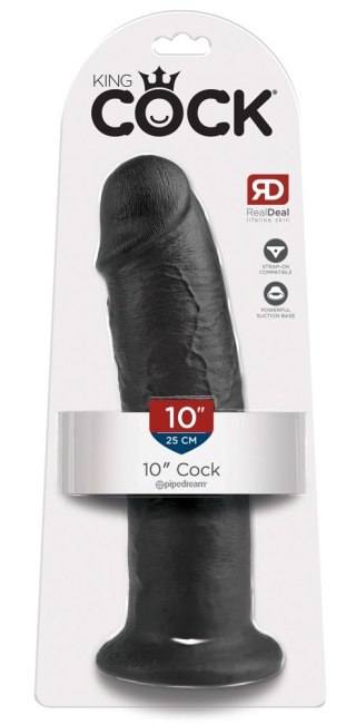 Didlo King Cock czarny dł. 25 cm