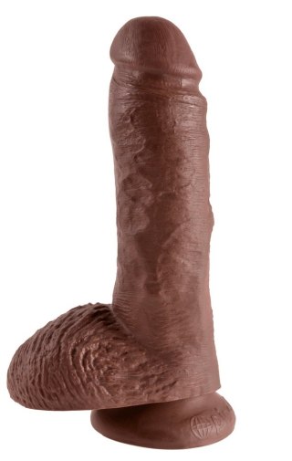 Dildo z jądrami King Cock 20 cm