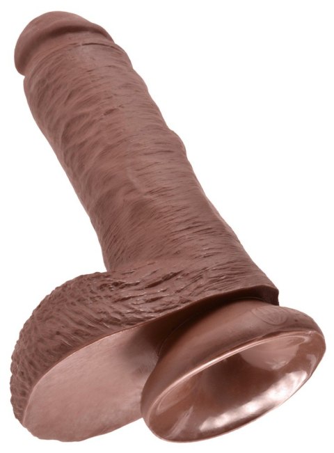 Dildo z jądrami King Cock 20 cm
