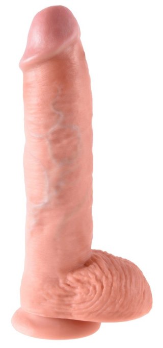 Dildo z jądrami King Cock 25,4 cm