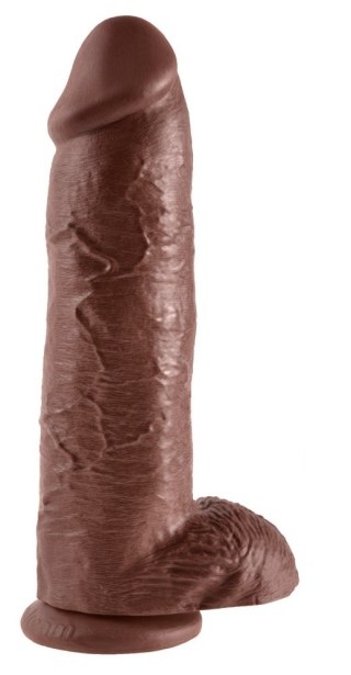 Dildo z jądrami King Cock 30,5 cm