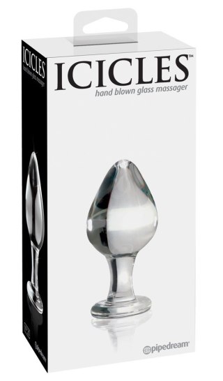 Icicles No. 25 Szklany korek analny