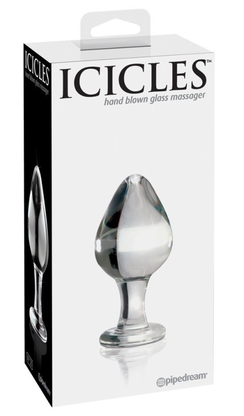 Icicles No. 25 Szklany korek analny