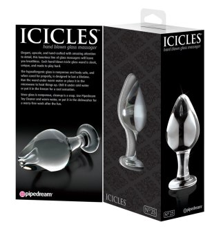 Icicles No. 25 Szklany korek analny