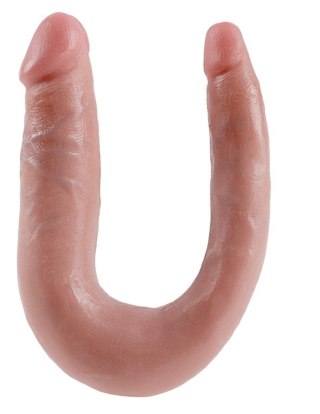 King Cock U-Shaped Small Podwójne dildo