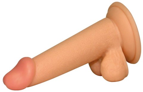 Plug N Ride Dildo z jądrami i przyssawką 14 cm