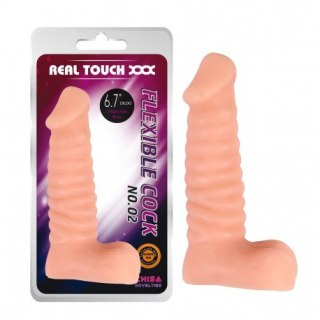 Real Touch XXX 6.7 Flexible Dildo z jądrami No.02