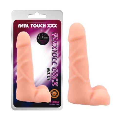 Real Touch XXX 6.7 Flexible Dildo z jądrami No.02