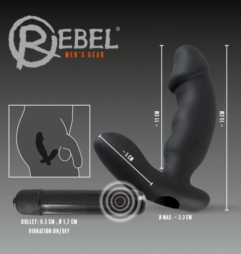 Rebel Stymulator Prostaty z wibracją