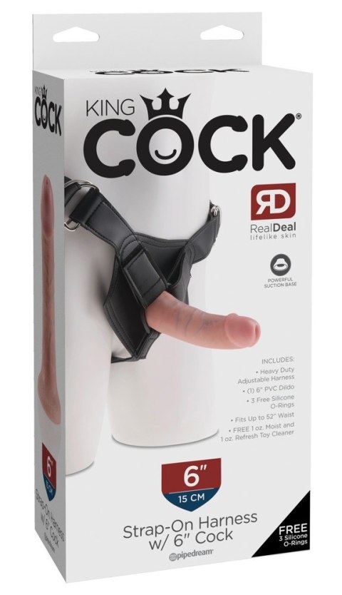 Strap-on King Cock Dildo z przyssawką