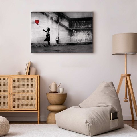 Obraz - nadzieja (Banksy) 120x80 Akustyczny