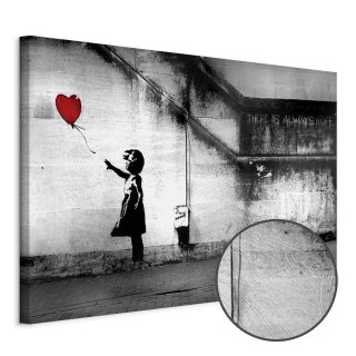 Obraz - nadzieja (Banksy) 90x60 Premium Print