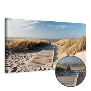 Obraz - Dzika plaża 120x40 Premium Print