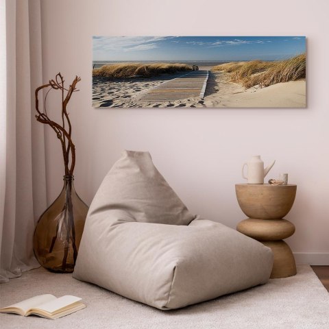 Obraz - Dzika plaża 120x40 Premium Print