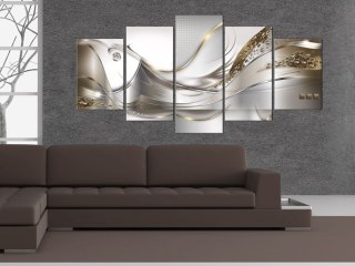 Obraz na szkle akrylowym - Złoty lot 200x100