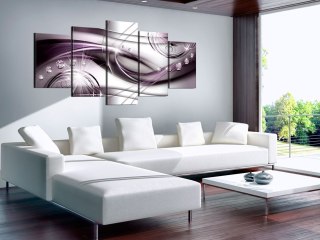Obraz na szkle akrylowym - Fioletowy blask 200x100