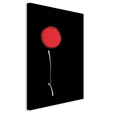 Obraz - Minimalistyczny kwiat (1-częściowy) pionowy 20x30 Na płótnie włoskim