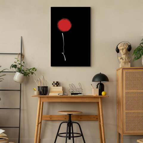 Obraz - Minimalistyczny kwiat (1-częściowy) pionowy 20x30 Na płótnie włoskim