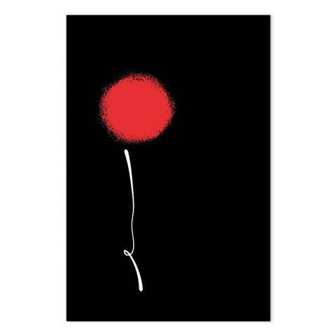 Obraz - Minimalistyczny kwiat (1-częściowy) pionowy 20x30 Premium Print