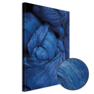 Obraz - Niebieska włóczka (1-częściowy) pionowy 80x120 Premium Print
