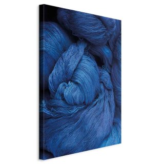 Obraz - Niebieska włóczka (1-częściowy) pionowy 80x120 Standard