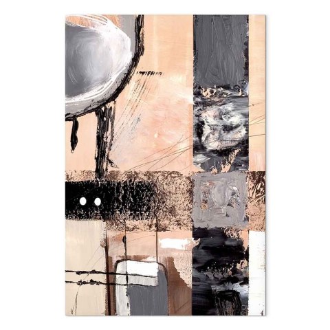 Obraz - Zaklęte wizje (1-częściowy) - artystyczne tło w abstrakcyjnej formie 20x30 Premium Print