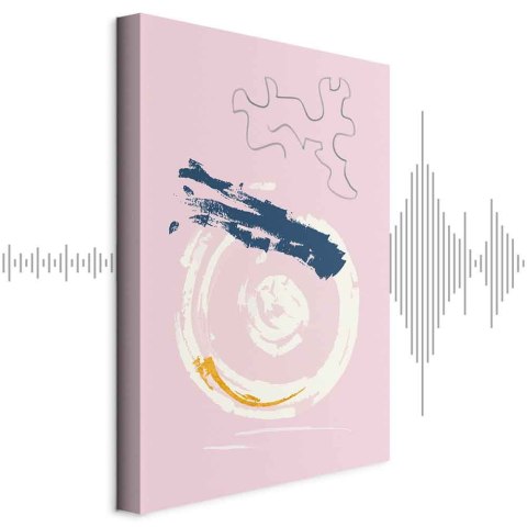 Obraz - Różany akcent (1-częściowy) pionowy 20x30 Akustyczny