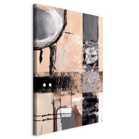 Obraz - Zaklęte wizje (1-częściowy) - artystyczne tło w abstrakcyjnej formie 20x30 Standard