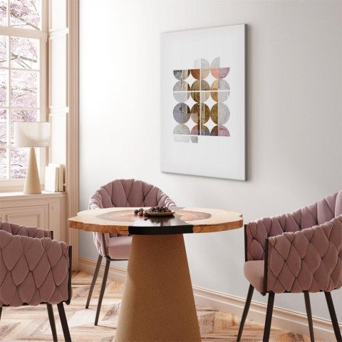 Obraz - Harmonijny kształt (1-częściowy) pionowy 20x30 Na płótnie włoskim