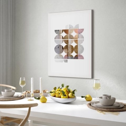 Obraz - Harmonijny kształt (1-częściowy) pionowy 20x30 Na płótnie włoskim