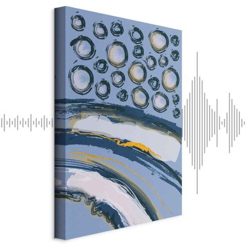 Obraz - Rytmiczne zorze (1-częściowy) pionowy 20x30 Akustyczny