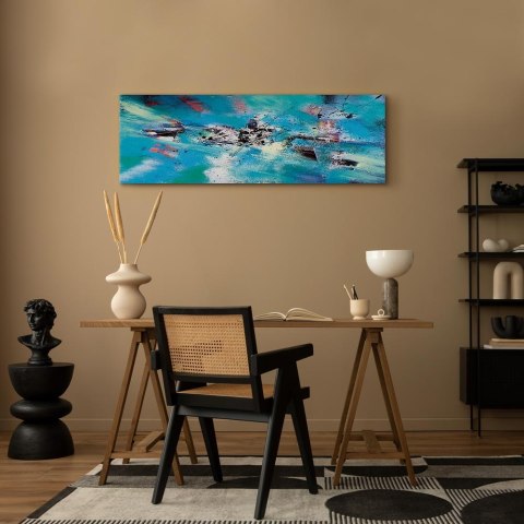 Obraz - Zabawa na śniegu (1-częściowy) wąski 90x30 Standard