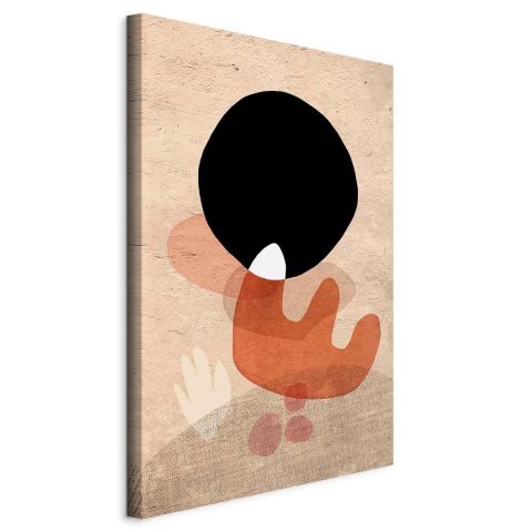 Obraz - Czarny kamień (1-częściowy) pionowy 40x60 Standard