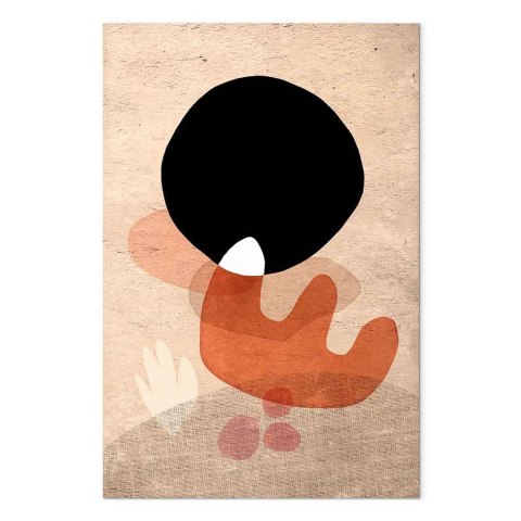 Obraz - Czarny kamień (1-częściowy) pionowy 40x60 Standard