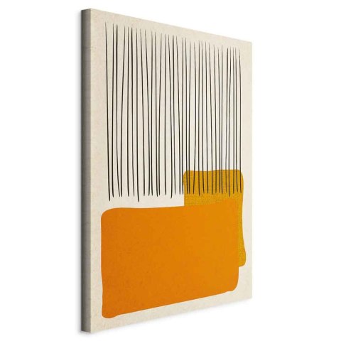 Obraz - Deszcz na plaży (1-częściowy) pionowy 40x60 Standard