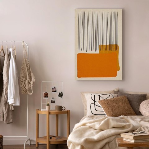 Obraz - Deszcz na plaży (1-częściowy) pionowy 40x60 Standard