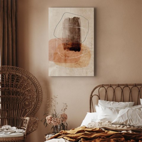 Obraz - Krąg pragnień (1-częściowy) pionowy 40x60 Na płótnie włoskim