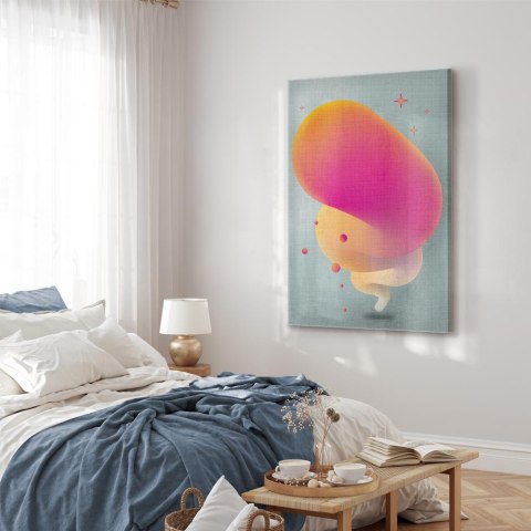Obraz - Różowa smuga (1-częściowy) pionowy 20x30 Premium Print