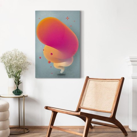 Obraz - Różowa smuga (1-częściowy) pionowy 20x30 Standard