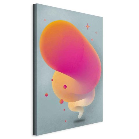 Obraz - Różowa smuga (1-częściowy) pionowy 40x60 Standard