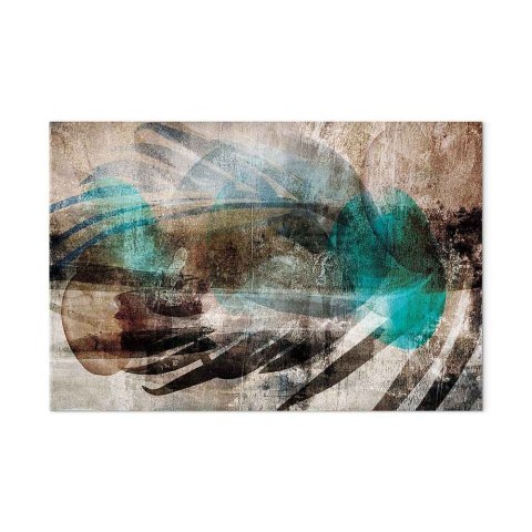 Obraz - Abstrakcyjny pióropusz (1-częściowy) szeroki 120x80 Premium Print