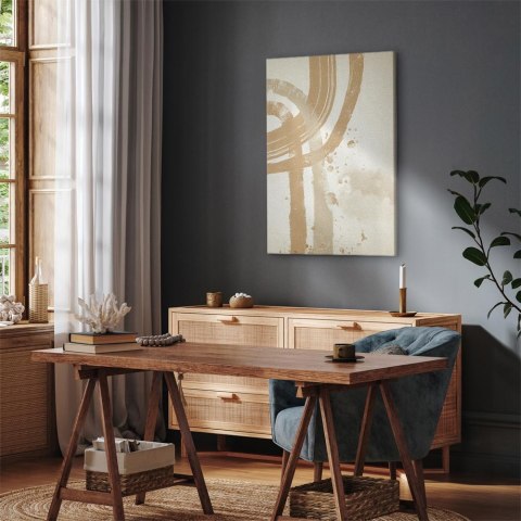 Obraz - Beżowy minimalizm (1-częściowy) pionowy 60x90 Standard